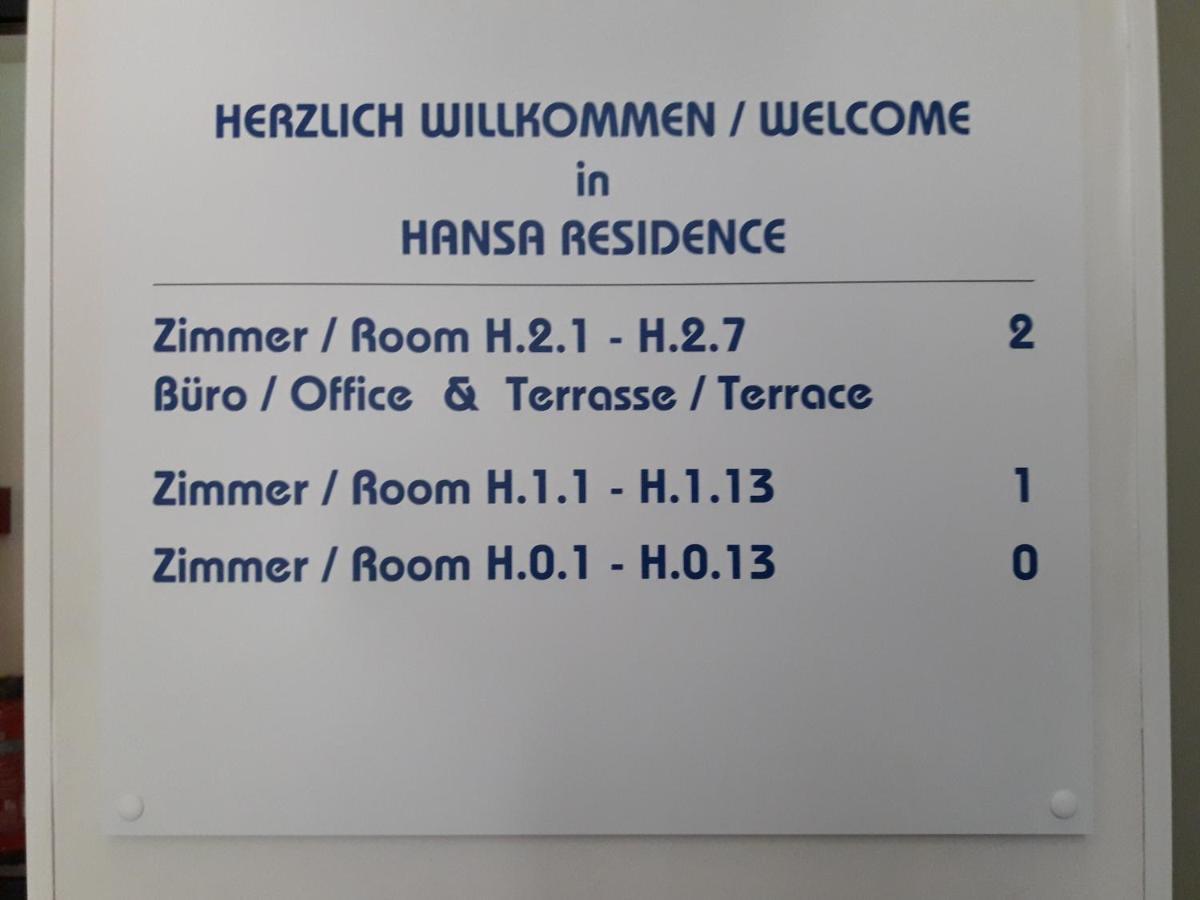 Gästehaus Hansa Residence Hamburg-Harburg Exteriör bild